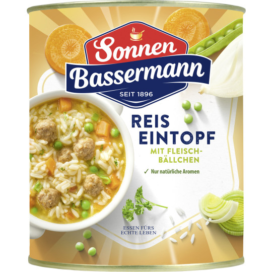 Sonnen Bassermann Reis-Eintopf mit Fleischbällchen 800G 