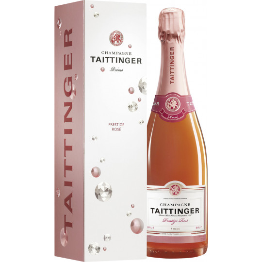 Taittinger Champagner Prestige Brut Rosé Geschenkpackung 0,75L 