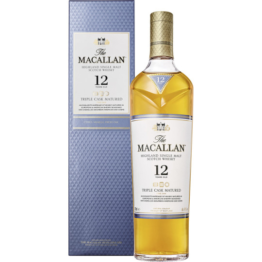 The Macallan Whisky 12 Jahre Triple Cask 40% GP 0,7L 