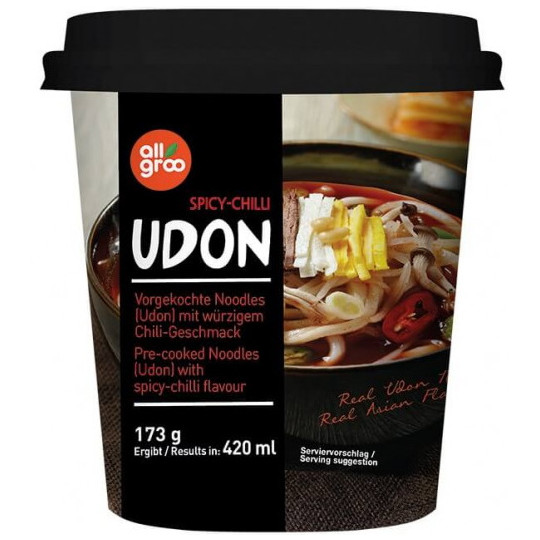 Allgroo Udon Cup-Nudeln Chili 173G 