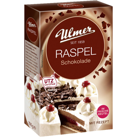 Ulmer Raspel Schokolade 100G 