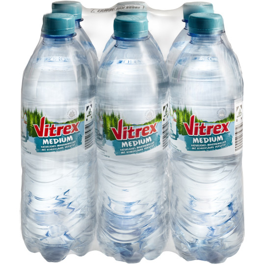 Vitrex Mineralwasser Medium 6x500ml 