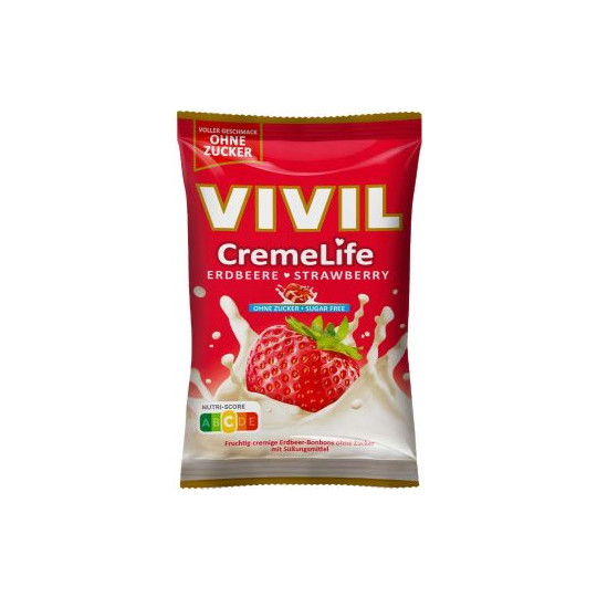 Vivil CremeLife Erdbeere zuckerfrei 110G 