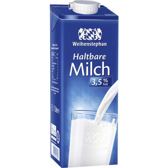 Weihenstephan haltbare Milch 3,5% 1L 