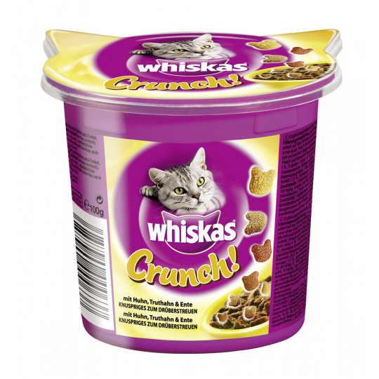 Whiskas Crunch mit Huhn, Truthahn & Ente 100 g 