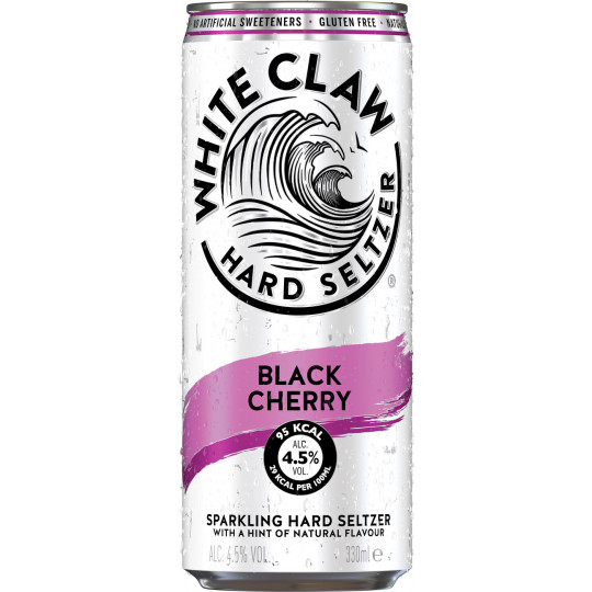 White Claw Hard Seltzer Black Cherry 0,33L 