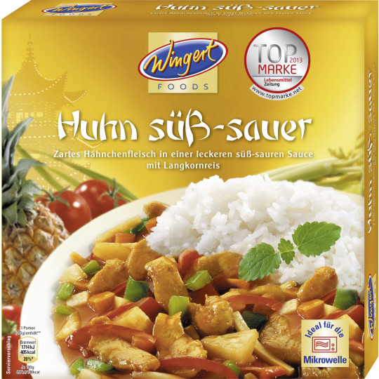 Wingert Foods Huhn Süss Sauer 375G 