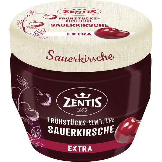 Zentis Frühstücks-Konfitüre Extra Sauerkirsche 230G 