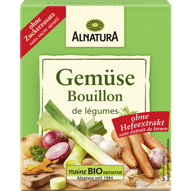 Alnatura Gemüsebouillon ohne Hefeextrakt Würfel