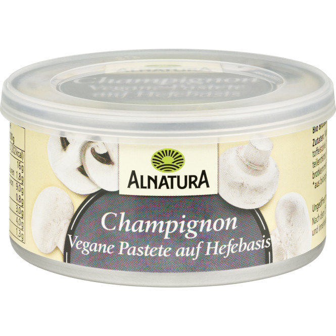 Alnatura Vegane Pastete auf Hefebasis Champignon