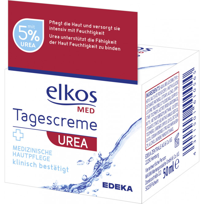 EDEKA24  Elkos Med Tagescreme + Urea 50ML