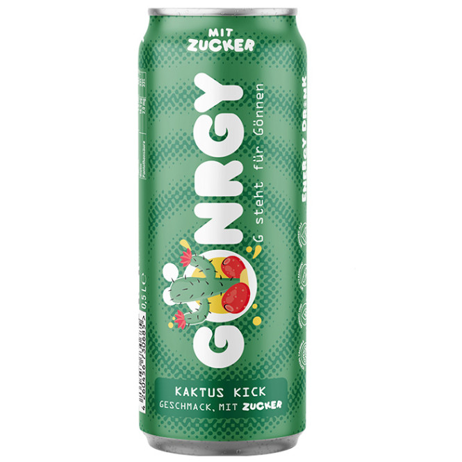 Gnrgy Kaktus Kick mit Zucker 0,5L Dose - Abverkauf - EDEKA24