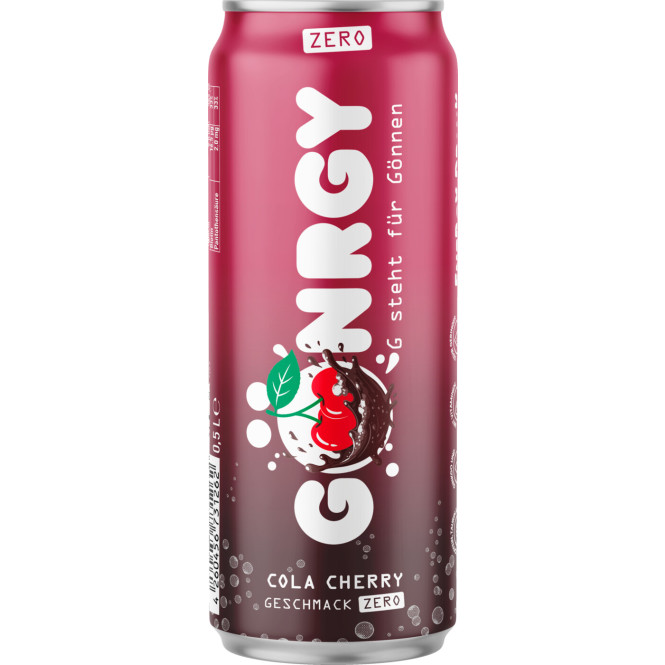 Gönrgy Energydrink Cola Cherry Zero 0,5L Dose