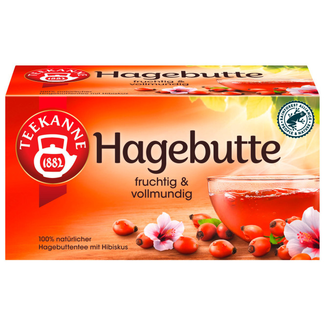 Teekanne Hagebutte 20ST 60G