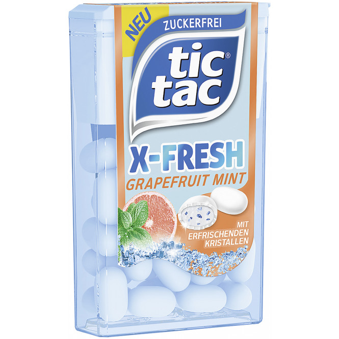 Tic Tac X Fresh Grapefruit Mint 16 4g Tic Tac X Fresh Grapefruit Mint 16 4g