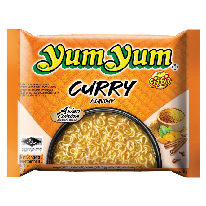 Yum Yum Yum Instantnudeln Curry 60G