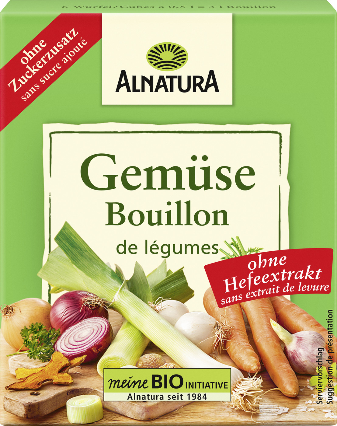 Alnatura Gemüsebouillon ohne Hefeextrakt Würfel