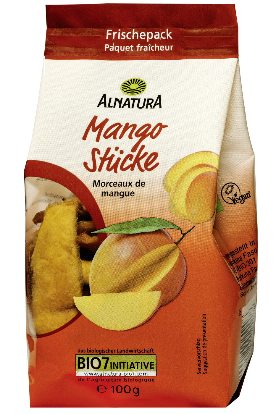 Alnatura Bio Mango Stücke 100G