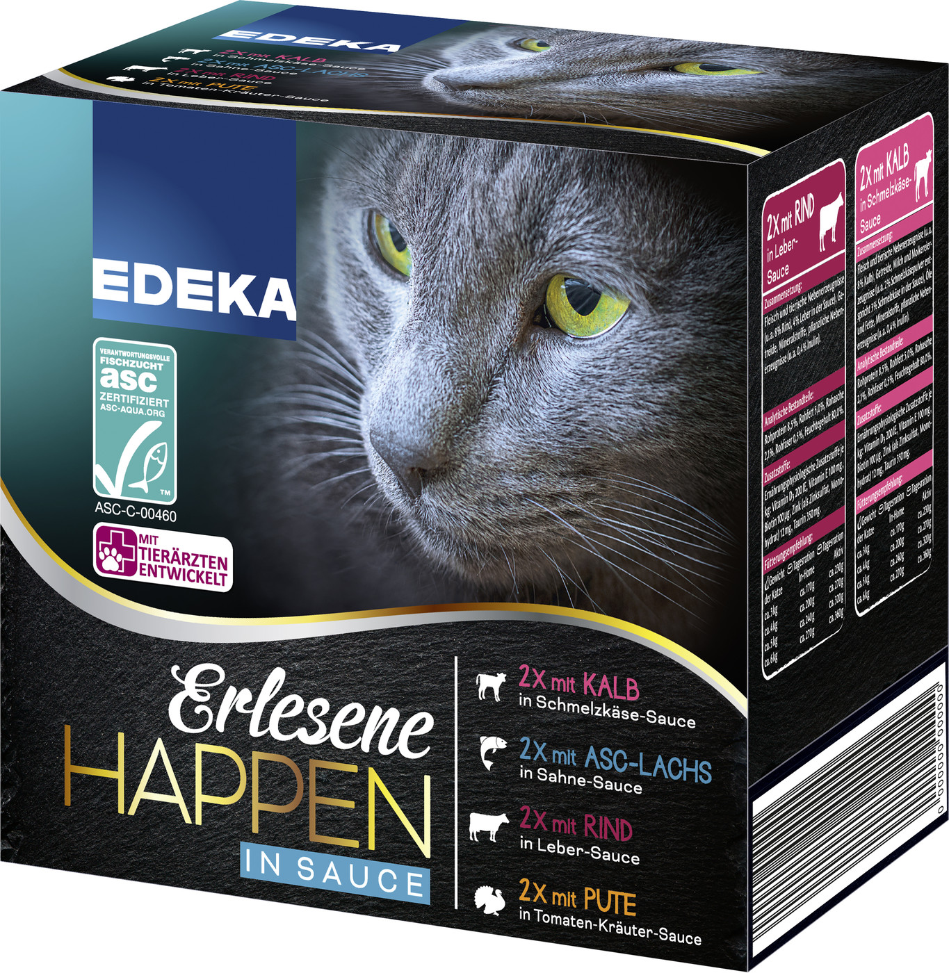 EDEKA Erlesene Happen in Sauce 8x 85G