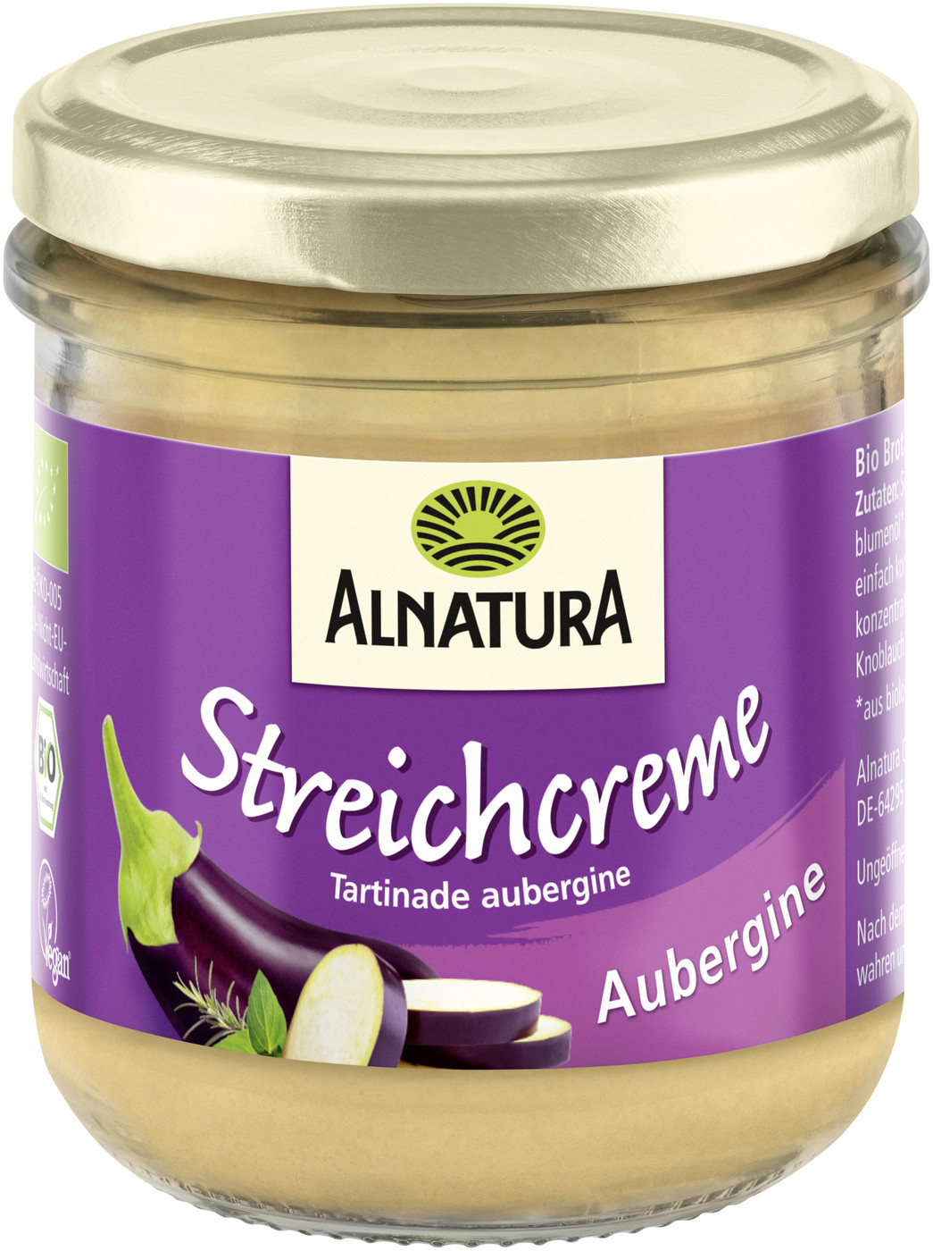 Alnatura Streichcreme Aubergine