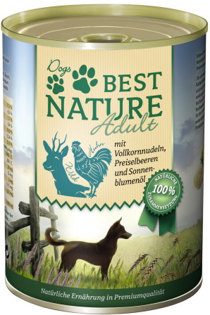 Best Nature Wild & Huhn mit Vollkornnudeln, Preiselbeeren & Sonnenblumenöl 400G