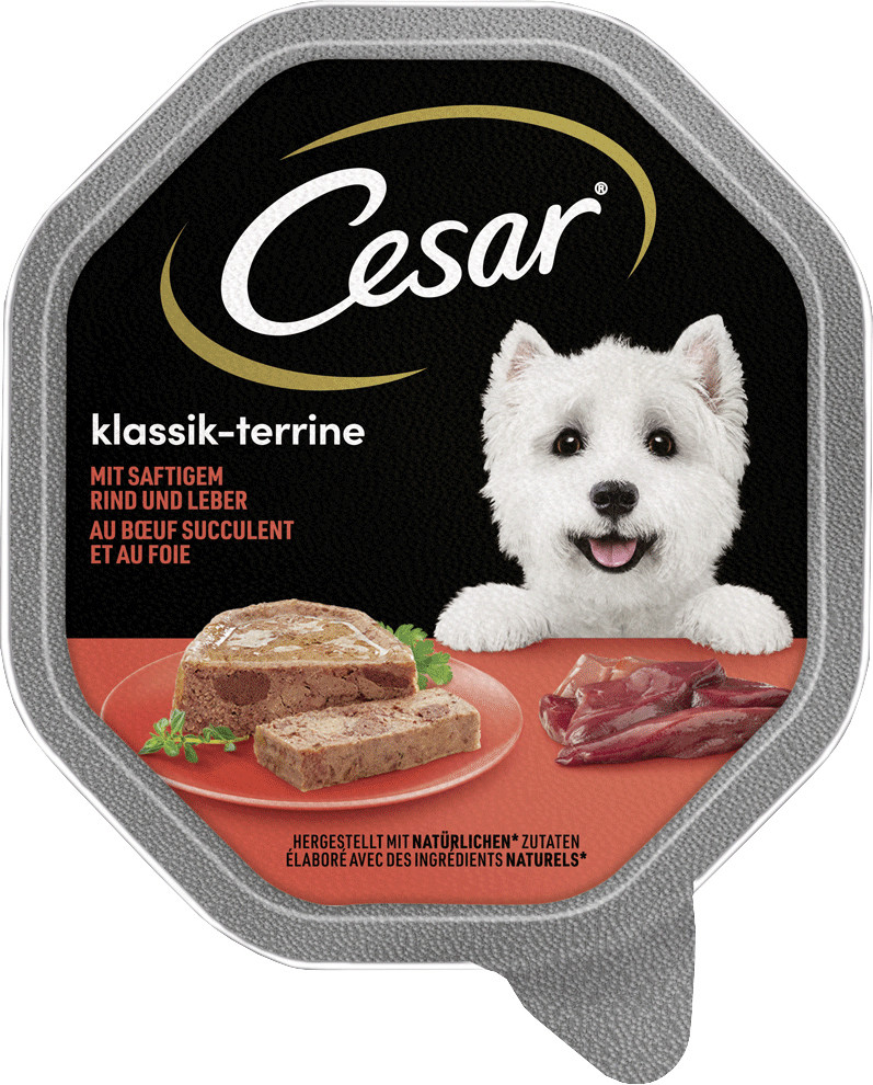 Cesar Klassik-Terrine mit saftigem Rind und Leber 150G