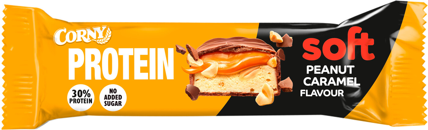 Barre Protéinée Corny Saveur Cacahuète Caramel 45g