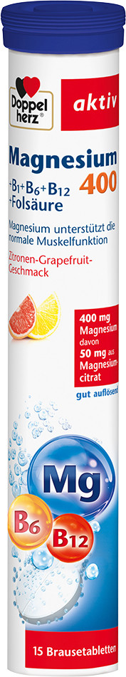 Doppelherz aktiv Magnesium 400 Brausetabletten