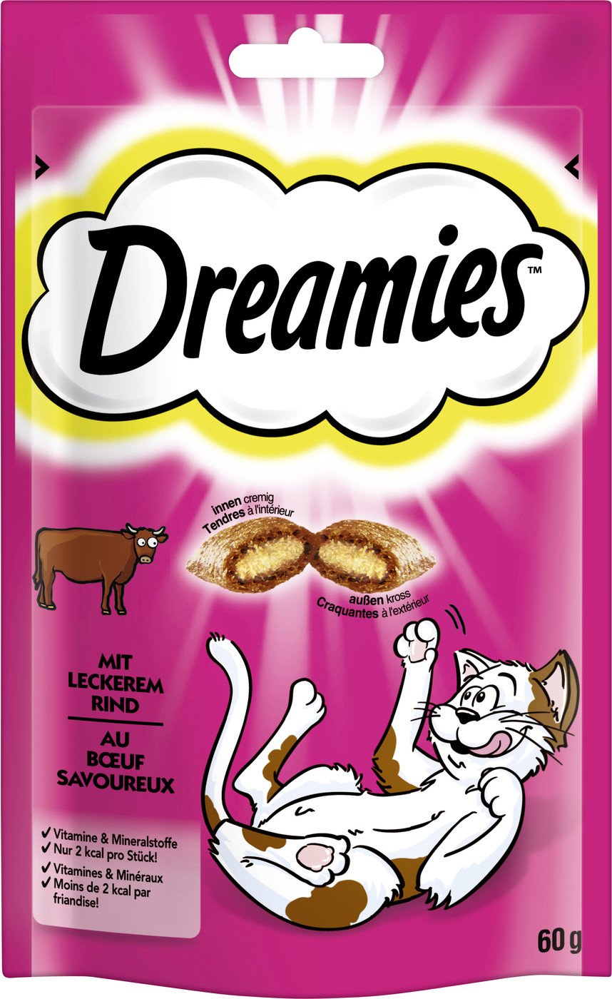 Dreamies Katzensnacks mit Rind 60G