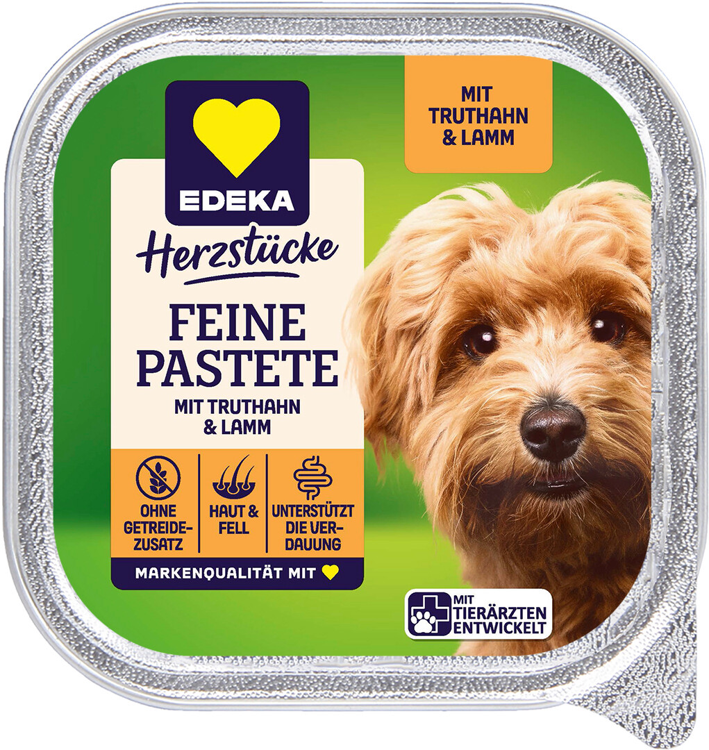 EDEKA Herzstücke Feine Pastete mit Truthahn & Lamm 150G