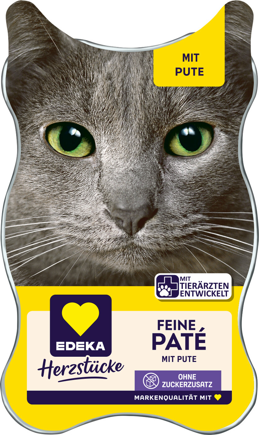 EDEKA Herzstücke Feine Paté mit Pute 85G