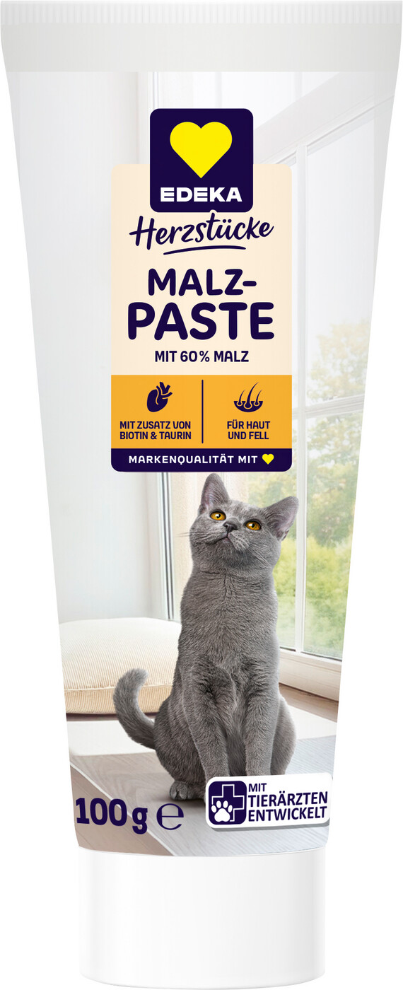 EDEKA Herzstücke Malzpaste für Katzen 100G