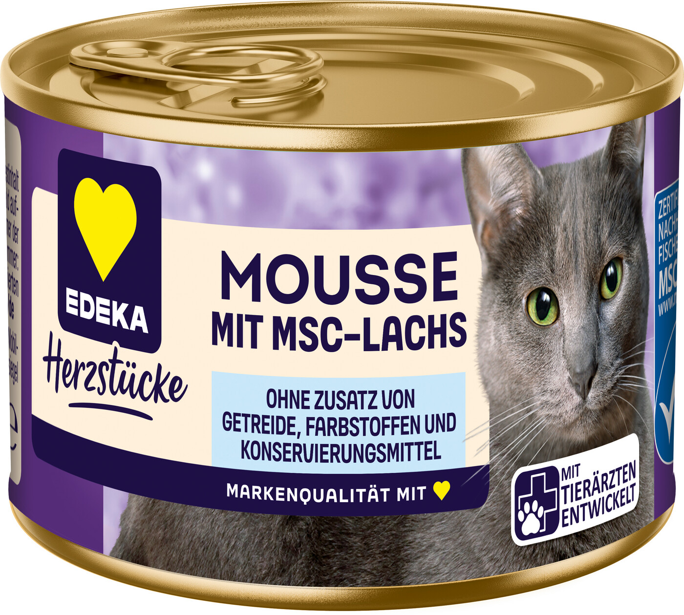 EDEKA Herzstücke Mousse mit MSC-Lachs 85G