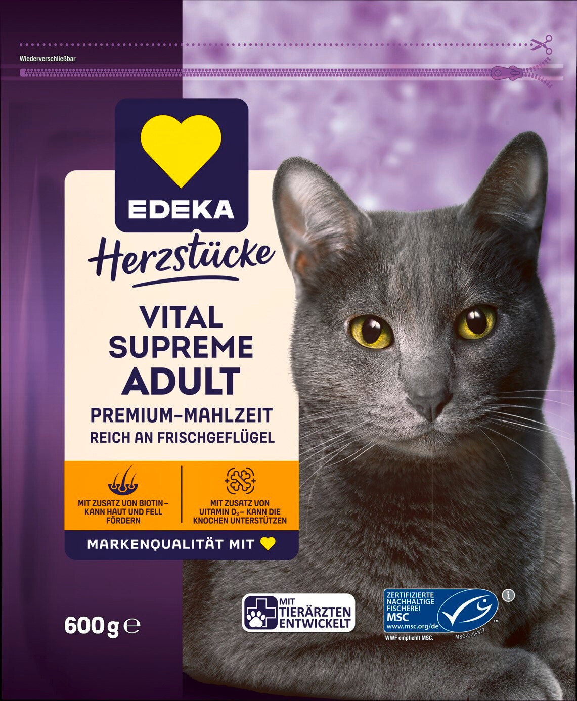 EDEKA Herzstücke Vital Supreme Adult Geflügel 600G