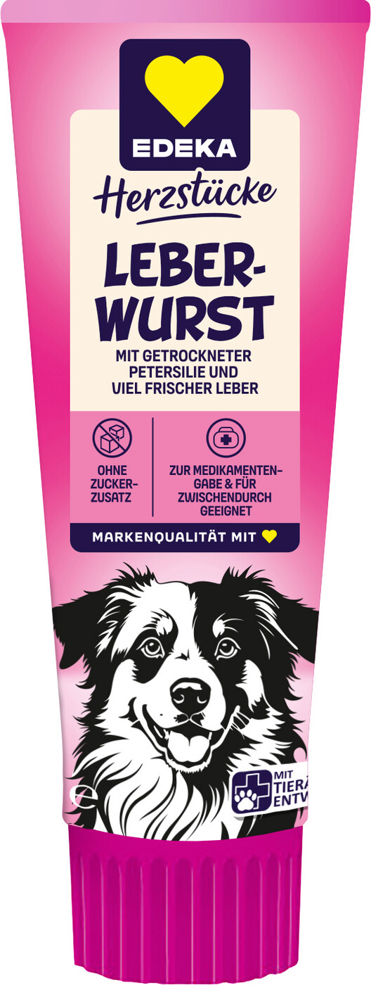 EDEKA Herzstücke I Love Leberwurst für Hunde 75G