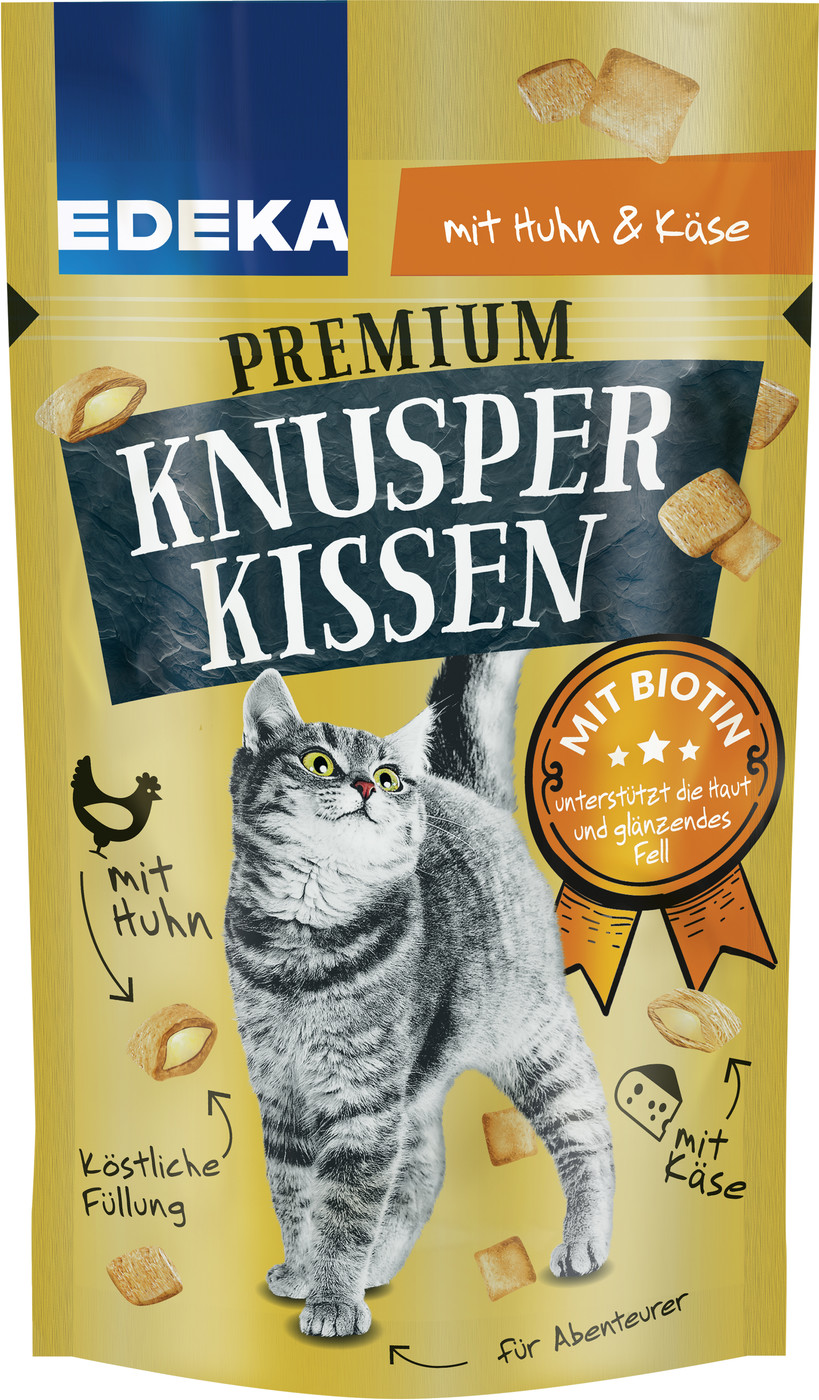 EDEKA Knusper Kissen Huhn & Käse 60G