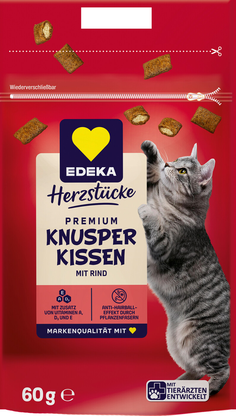 EDEKA Herzstücke Knusper Kissen Rind 60G