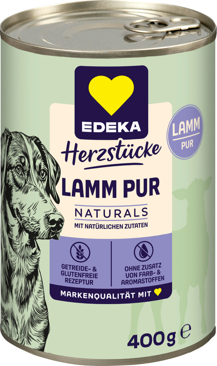 EDEKA Herzstücke Naturals Lamm pur Hundefutter 400g