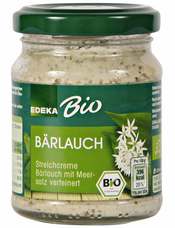 edeka24 - edeka bio streichcreme bärlauch - online kaufen