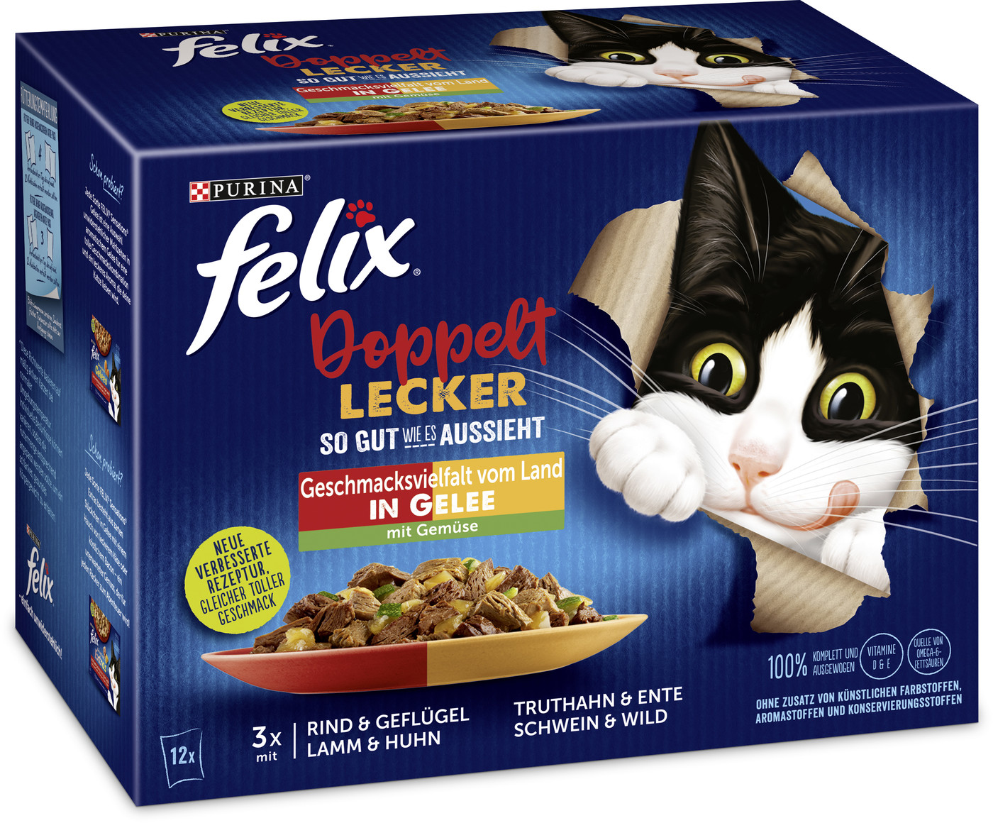 Felix Doppelt vom Land mit Gemüse in Gelee 12x85G