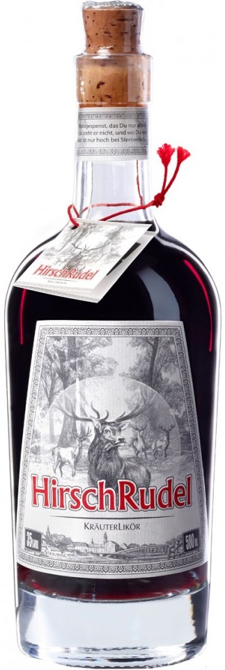 HirschRudel Kräuterlikör (35 % vol., 0,5 Liter)