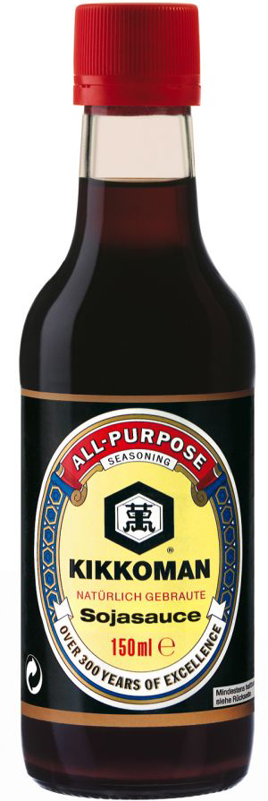 Kikkoman Sojasauce Standard, natürlich gebraut, 150ml
