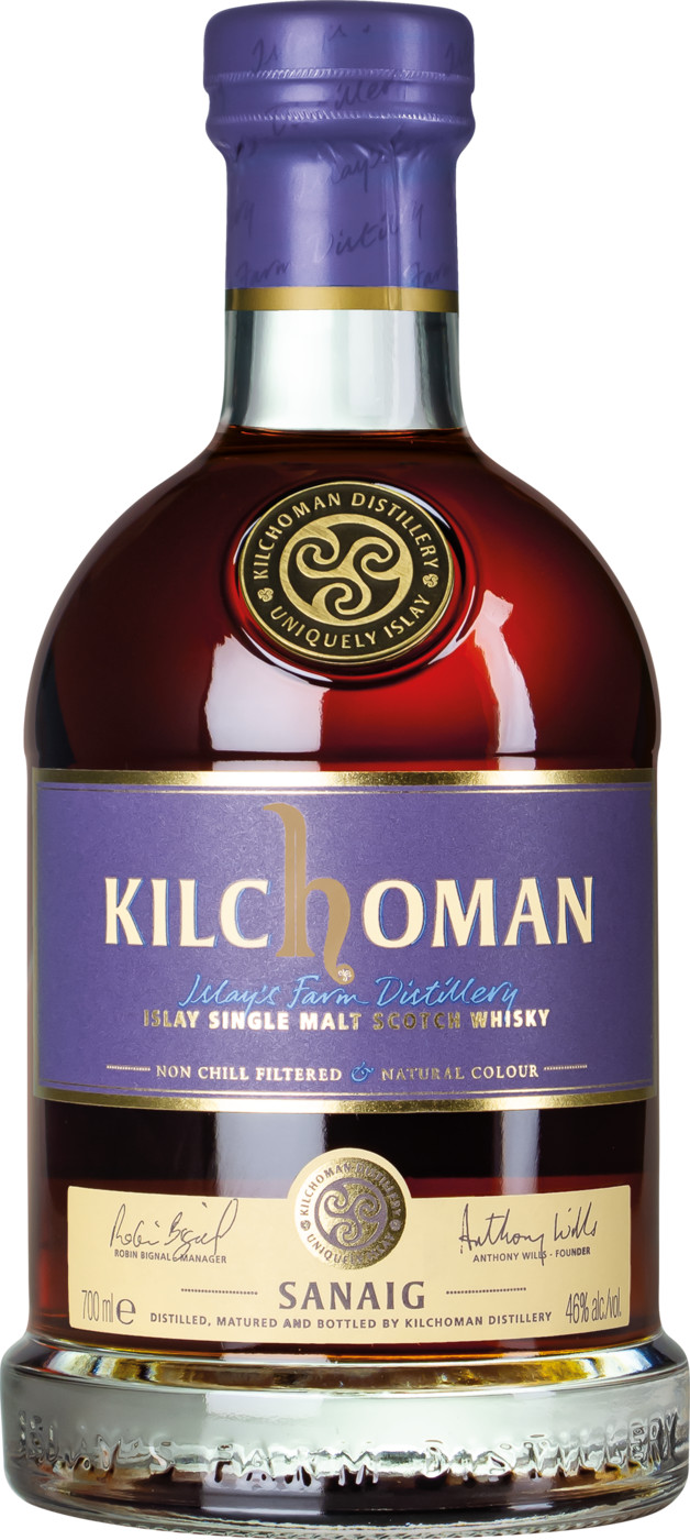 Kilchoman Sanaig Islay Whisky (46 % Vol., 0,7 Liter)