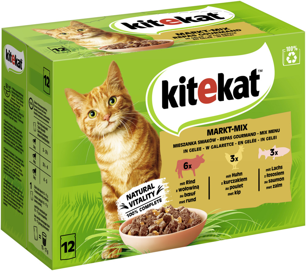 Kitekat Markt-Mix in Gelee 12x 85g