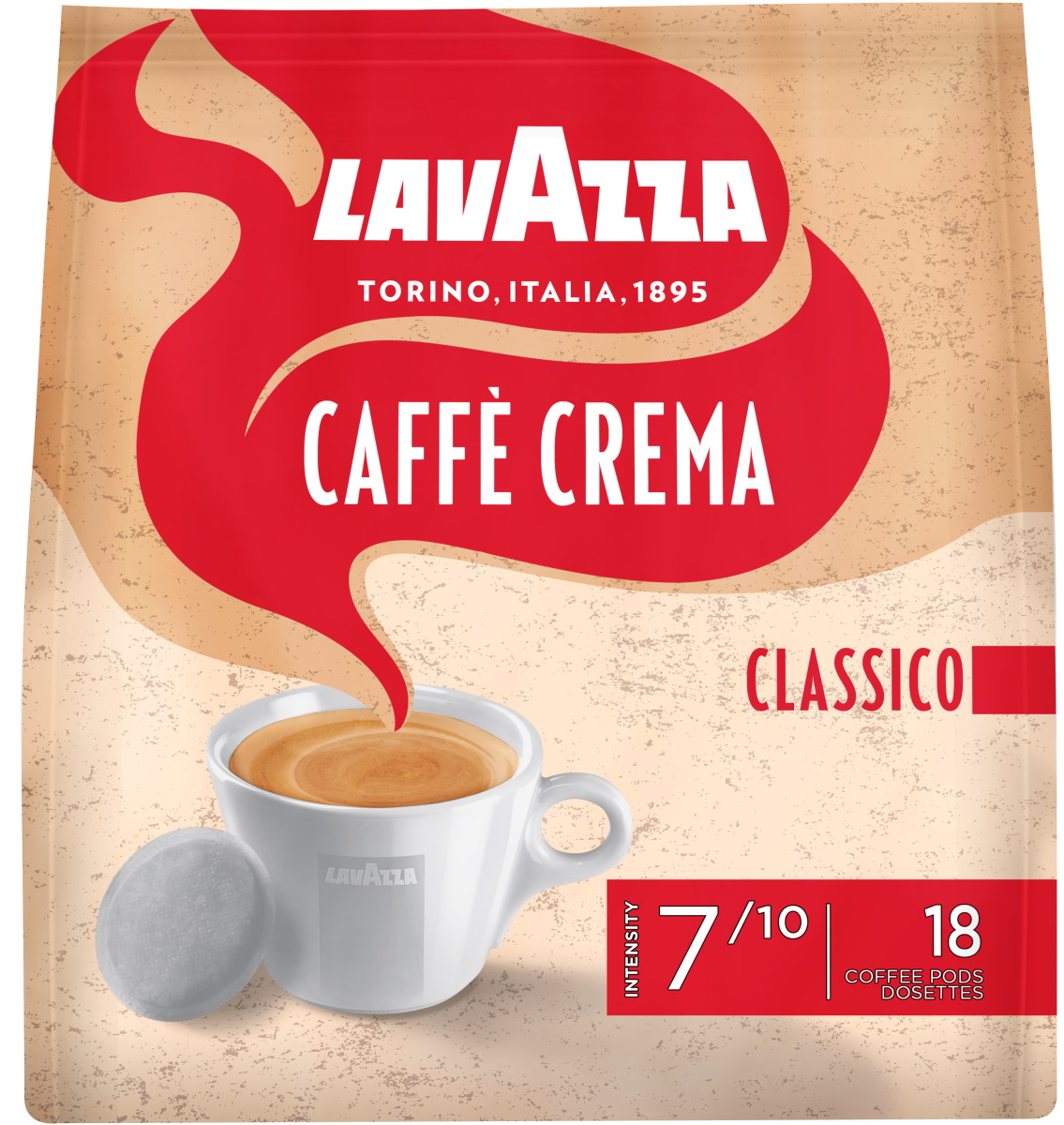 Lavazza Caffè Crema Classico, 18 Kaffeepads