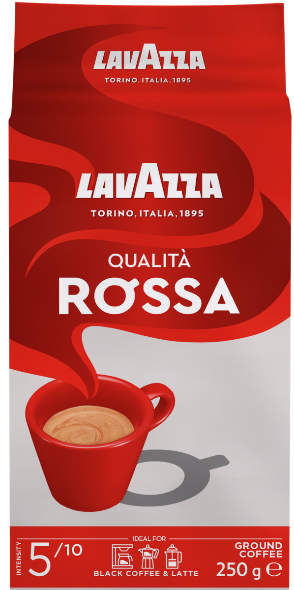Lavazza Qualita Rossa, 250g gemahlen