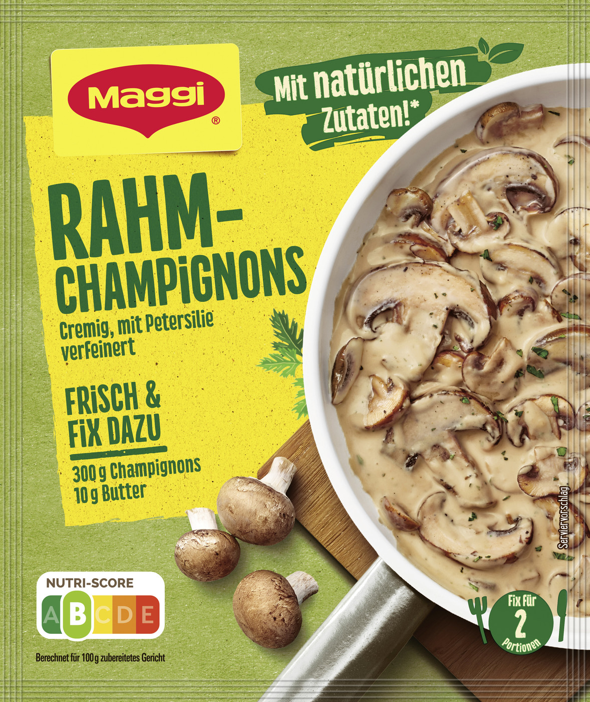Maggi Fix für Rahm Champignons