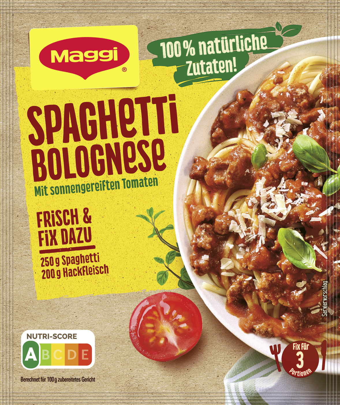 Maggi Fix für Spaghetti Bolognese