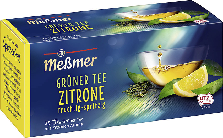Meßmer Grüner Tee , Zitrone, , 25er Packung