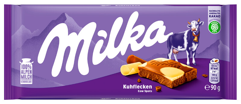 Milka Tafel Kuhflecken